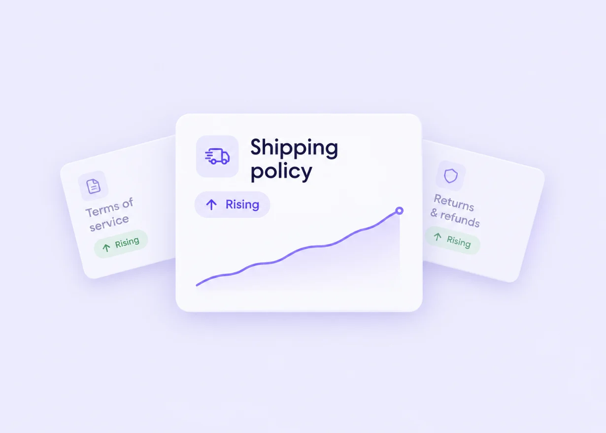 Rising conversation around a shipping policy