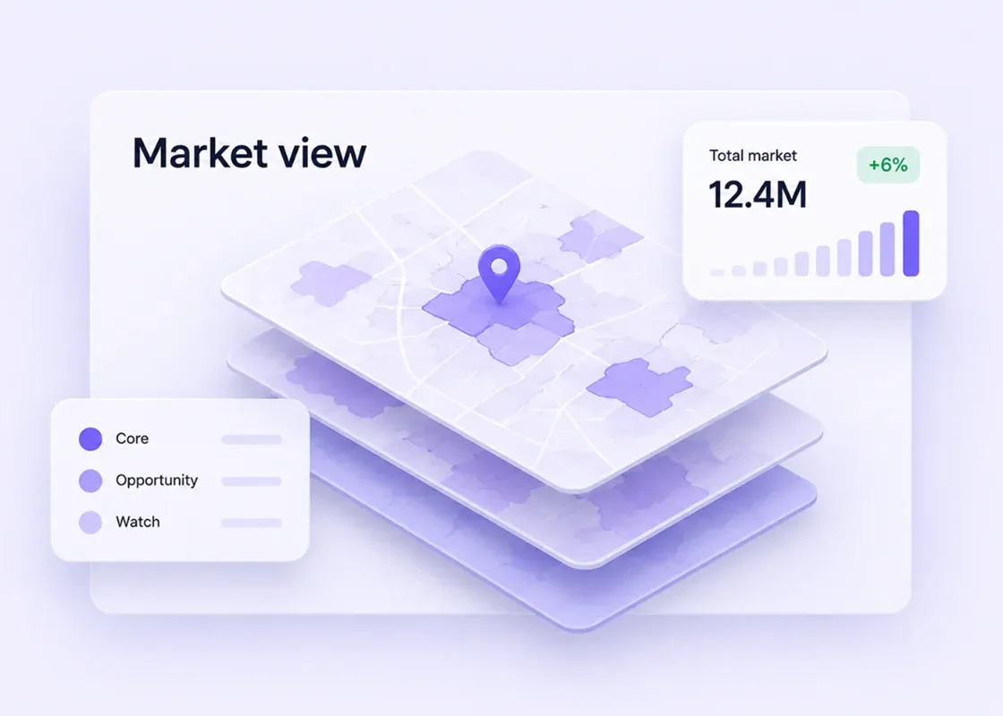 Map the market