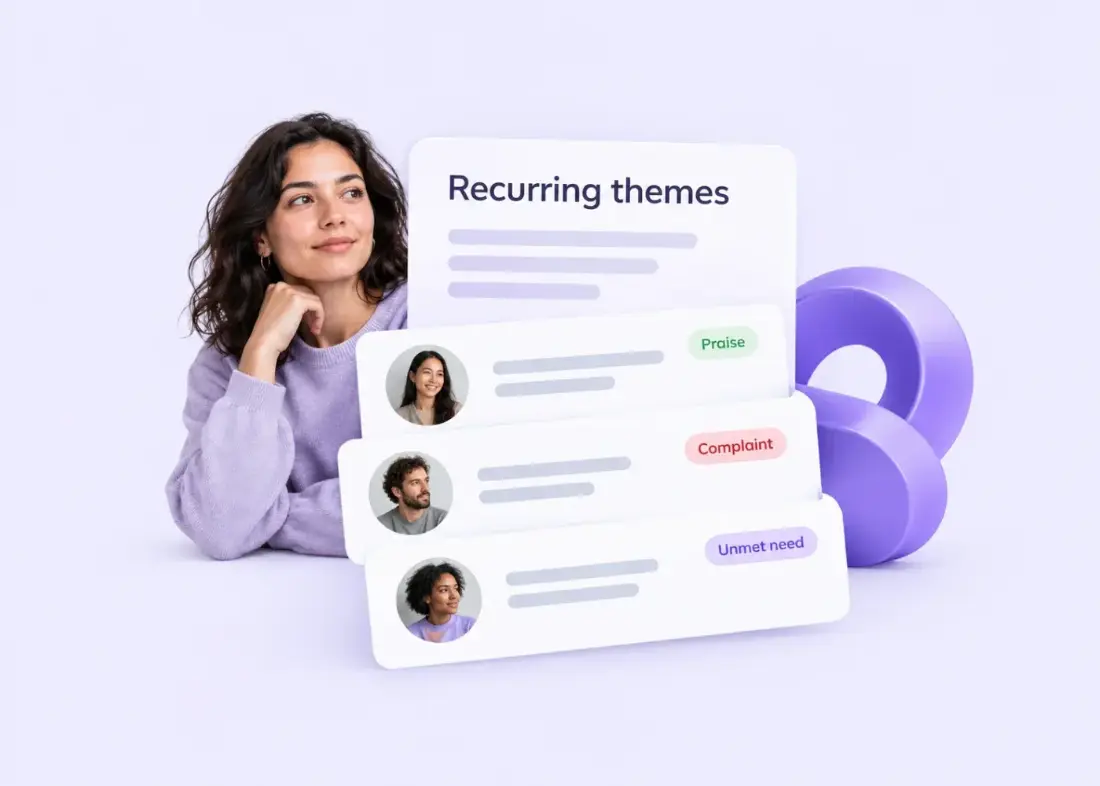 Recurring themes from customer reviews